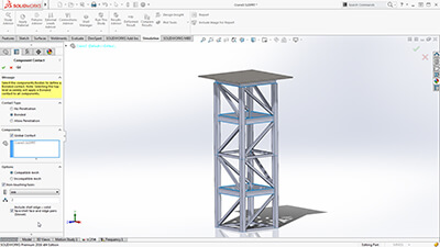 Simulation Edge Frace Gap