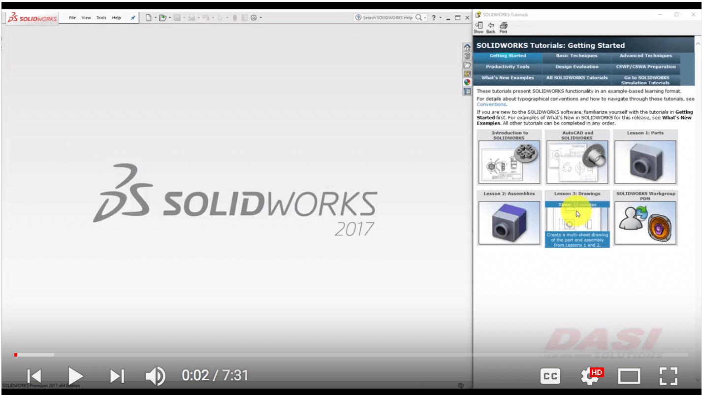 SOLIDWORKS Tutorial SOLIDWORKS Tutorial